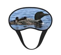 Loon Birds Print Schlafmaske, Augen-Schlafmaske für Damen und Herren, für totale Dunkelheit, reduziert geschwollene Augenmaske