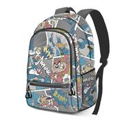 Karactermania Fan Fight 2.0 Looney Tunes Batman Comic Backpack Beige (Herstellerartikelnummer: 5950)