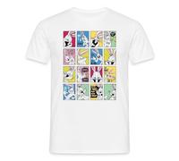 Looney Tunes Bugs Bunny Kacheln Männer T-Shirt