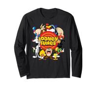 Looney Tunes Group Circle Logo Langarmshirt