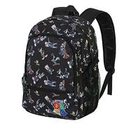 Looney Tunes Harry Tunes-FAN Fight Rucksack 2.0, Schwarz
