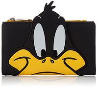 LOONEY TUNES Loungefly x Daffy Duck Cosplay Flap Wallet (Black, One Size)