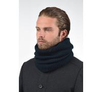 Loop BLEND "BHChivi", Herren, Gr. onesize, schwarz navy blau, Materialmix, unifarben, Basic, Modetücher Loop, Schal aus Grobstrick (81736828-0) schwarz navy blau