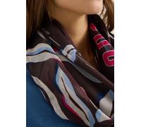 Loop CECIL, Damen, Gr. onesize, macchiato braun, Stoff, 100% Modal, bedruckt, Modetücher Loop, aus Modal (53888222-0) macchiato braun