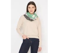 Cecil Damen Gemusterter Loop-Schal in Grün, Gr: One size