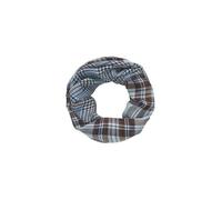 Loop CODELLO "Codello Loop", Damen, blau, Obermaterial: 100% Polyester PES., kariert, Modetücher Loop, mit Karomuster (60170342-0) blau