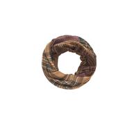 Loop CODELLO "Codello Loop", Damen, braun (kamel), Obermaterial: 100% Polyester PES., kariert, Modetücher Loop, mit Karomuster (25230808-0) kamel