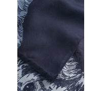 Loop-Schal aus recyceltem Polyester mit Fellmuster blau - Gr. - ONE SIZE