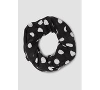 Loop-Schal aus Viskose mit Artwork ONESIZE schwarz 2164822.99A2.ONESIZE