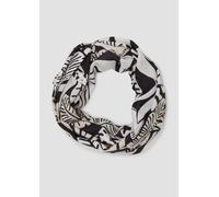 Snood aus Viskose mit floralem Muster ONESIZE schwarz 2166589.99B0.ONESIZE
