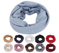 Loop Schal Damen Herbst- und Winter-warmer Schal reiner Baumwolle, einlagig, Hals, warm Halstuch Damen Loop Schal Damen Winter Farben und Designs vorhanden