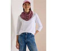 CECIL - Loop-Schal im Ausbrenner-Look red wine - Gr. - ONE SIZE
