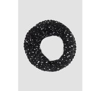 Loop-Schal in Melange-Optik 1 schwarz