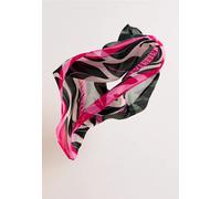 Street One Loop-Schal Damen, gemustert (Blätter-Muster), 100% Modal, One Size, deep bound grün