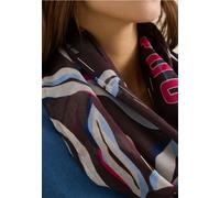 Cecil Damen Loop-Schal mit Mustermix in Braun, Gr: One size