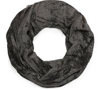 Loop STYLEBREAKER "Gemusterter Loop Schal im Destroyed used Look", Damen, grau (dunkelgrau), Obermaterial: 50% Viskose CV. 50% Polyester PES., Modisch, Modetücher Loop (44775206-0) dunkelgrau