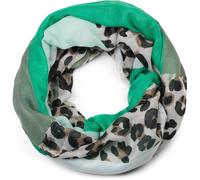 Loop STYLEBREAKER "Leo Loop Schal im Colour Blocking Style", Damen, grün (grün, mint), Obermaterial: 100% Viskose CV., Modisch, Modetücher Loop (57691901-0) grün, mint