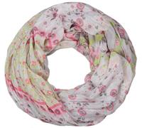 Loop STYLEBREAKER "Loop mit Blumen Paisley Muster", Damen, grau (hellgrau), Obermaterial: 100% Viskose CV., Modisch, Modetücher Loop (10513033-0) hellgrau