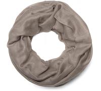 Loop STYLEBREAKER "Loop mit Glitzer unifarben", Damen, grau (taupe), Obermaterial: 100% Viskose CV., Modisch, Modetücher Loop (72309320-0) taupe