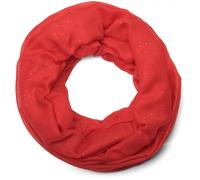 Loop STYLEBREAKER "Loop mit Glitzer unifarben", Damen, rot, Obermaterial: 100% Viskose CV., Modisch, Modetücher Loop (39035356-0) rot