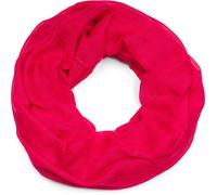 Loop STYLEBREAKER "Loop mit glitzerndem Schneeflocken Print", Damen, rot, Obermaterial: 50% Viskose CV. 50% Baumwolle CO., Modisch, Modetücher Loop (81782363-0) rot