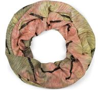 Loop STYLEBREAKER "Loop Schal Destroyed Batik Farbverlauf", Damen, grün (oliv, rose), Obermaterial: 50% Viskose CV. 50% Polyester PES., Modisch, Modetücher Loop (53433507-0) oliv, rose