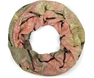 Loop STYLEBREAKER "Loop Schal Destroyed Batik Farbverlauf", Damen, grün (oliv, rose), Obermaterial: 50% Viskose CV. 50% Polyester PES., Modisch, Modetücher Loop (53433507-0) oliv, rose
