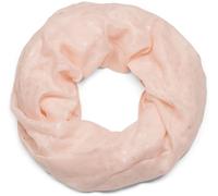 Loop STYLEBREAKER "Loop Schal mit Metallic Sterne Print", Damen, rosa (rose), Obermaterial: 50% Viskose CV. 50% Baumwolle CO., Modisch, Modetücher Loop (65190762-0) rose