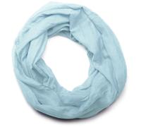 Loop STYLEBREAKER "Seidiger unifarbener Loop", Damen, blau (hellblau), Obermaterial: 100% Viskose CV., Modisch, Modetücher Loop (24691803-0) hellblau