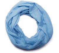 Loop STYLEBREAKER "Seidiger unifarbener Loop", Damen, blau, Obermaterial: 100% Viskose CV., Modisch, Modetücher Loop (39111167-0) blau