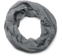 Loop STYLEBREAKER "Seidiger unifarbener Loop", Damen, grau (dunkelgrau), Obermaterial: 100% Viskose CV., Modisch, Modetücher Loop (84368902-0) dunkelgrau