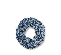 Tom Tailor - Loop-Schal mit Muster blue ginkgo minimal - Gr. - OS