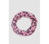 Loopschal aus Feinstrick mit Leo-Print ONESIZE Rosa 2171286.41A3.ONESIZE