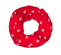 Loopschal Tuch Loop Schal Rundschal Halstuch XXL punkte, Farbe: rot