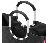 Loopshopper L rhombus black Einkaufstasche