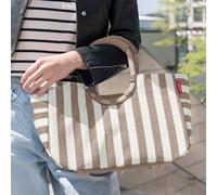 Loopshopper M summerstripes coffee - summerstrips milchcaffee