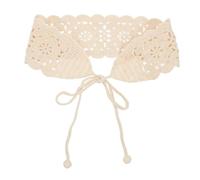 LOORGVEL 1Stück Abnehmbarer Falscher Kragen Dekoratives Haarband für Damen Modisches Stirnband aus Baumwolle Multifunktional für Besondere Anlässe