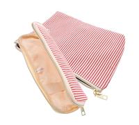 LOORGVEL 2 Stück Große Kosmetiktasche Reise-kulturbeutel mit Rotem Weißstreifen Vielseitiger Make-up Organizer und Toilettenartikel-Aufbewahrungstasche für Damen und Camping