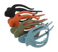 LOORGVEL 4 Stück Französische Haarspangen Mini-Haarspangen Haarklammern Damen-Clips Für Dickes Haar Kleiner Stil Flache Französische Clips Für Haare Französische Haarspange