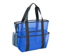 LOORGVEL Große Leichte Mesh Strandtasche mit Langlebigem Netzgewebe Multifunktionale Badetasche für Picknick und Markt Geräumige Netztasche mit Innentasche für Strand Pool und