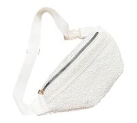 LOORGVEL Gürteltasche für Damen aus Weichem Polyester Plüsch Kompakt und Modisch für Studenten auf Reisen Elegante Bauchtasche mit Einfachem Design