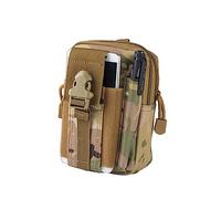 LOORGVEL Hip Bag Sling Pack Oxford Fabric Multiple Compartments for Phone Keys Money Earbuds Snacks Design for Running Walking Travel Outdoor Sports and Workouts