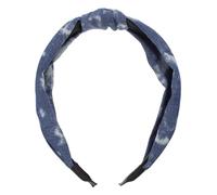 LOORGVEL Jeans Haarband Leopardenmuster Breit Geknotet Elastisch Damen Mädchen Stirnband für Alltag Sport Yoga
