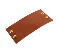 LOORGVEL Pu Kunstleder Haarband für Damen und Mädchen mit Metallknopf Bequemes Vielseitiges Zubehör im Retro Street Style Geeignet für Schule und Zuhause