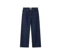 Loose-fit-Jeans ANOTHER COTTON LAB "Another Cotton Lab Another Indigo Jeans", Damen, Gr. L, US-Größen, blau (indigo), 100% Baumwolle, unifarben, Jeans (69030965-L) indigo