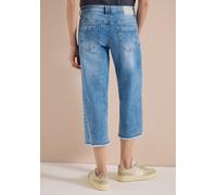 Cecil 3/4-Jeans Neele – Wide Leg, Loose Fit, hohe Leibhöhe, Light Blue Washed Größe 30