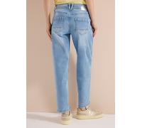 Loose-fit-Jeans CECIL, Damen, Gr. 31, Länge 32, light blau used wash, Jeans, 79% Baumwolle, 10% Polyester, 9% Viskose, 2% Elasthan, unifarben, lang, Jeans, im Loose Fit (26387967-31) light blau used w