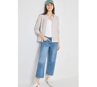 Loose-fit-Jeans CECIL, Damen, Gr. 32, Länge 26, blau (light blau washed), Jeans, 78% Baumwolle, 20% Polyester, 2% Elasthan, unifarben, kniebedeckend, Jeans, im Capri-Style (50061606-32) light blau was