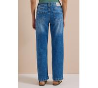 Loose-fit-Jeans CECIL "Style Neele", Damen, Gr. 32, Länge 30, mid blau wash (länge 30), Denim/Jeans, Obermaterial: 78% Baumwolle, 20% Polyester, 2% Elasthan. Futter: 52% Polyester, 48% Baumwolle, unif