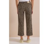 Loose-fit-Jeans CECIL "Style Neele", Damen, Gr. 34, Länge 28, braun (creamy mocha), Denim/Jeans, Obermaterial: 81% Baumwolle, 17% Polyester, 2% Elasthan. Futter: 52% Polyester, 48% Baumwolle, loose fi